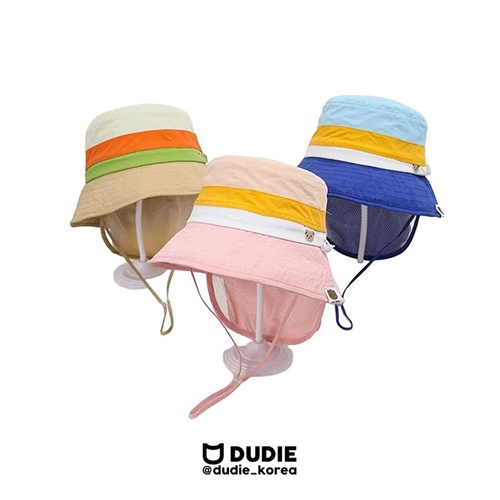 듀디)배색벙거지 모자 24여름