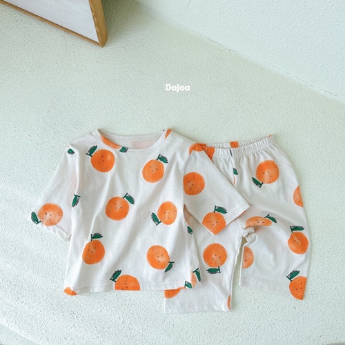 다조아)오렌지실내복(칠부기장) 24여름